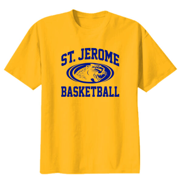 St. Jerome Basketball Youth Heavy Cotton 100% Cotton T Shirt Thumbnail