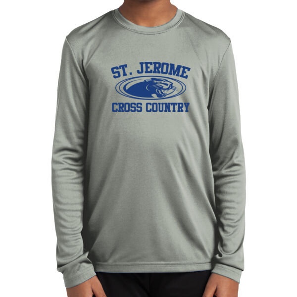 St. Jerome Cross Country Youth Long Sleeve PosiCharge ® Competitor Tee Thumbnail