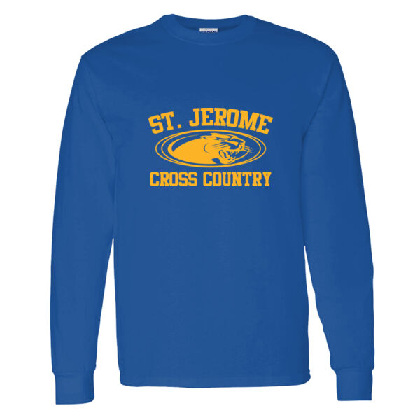 St. Jerome Cross Country Heavy Cotton 100% Cotton Long Sleeve T Shirt Thumbnail