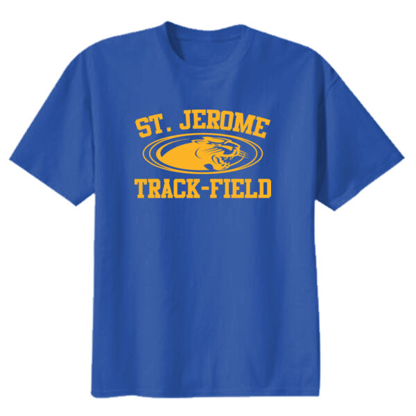St. Jerome Track-Field Youth Heavy Cotton 100% Cotton T Shirt Thumbnail