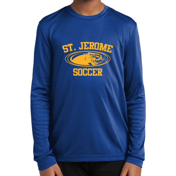 St. Jerome Soccer Youth Long Sleeve PosiCharge ® Competitor Tee Thumbnail