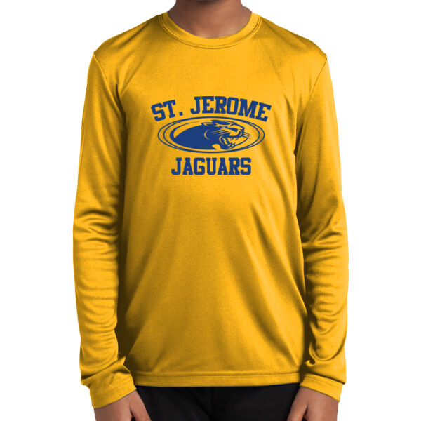 St. Jerome Jaguars Youth Long Sleeve PosiCharge ® Competitor Tee Thumbnail