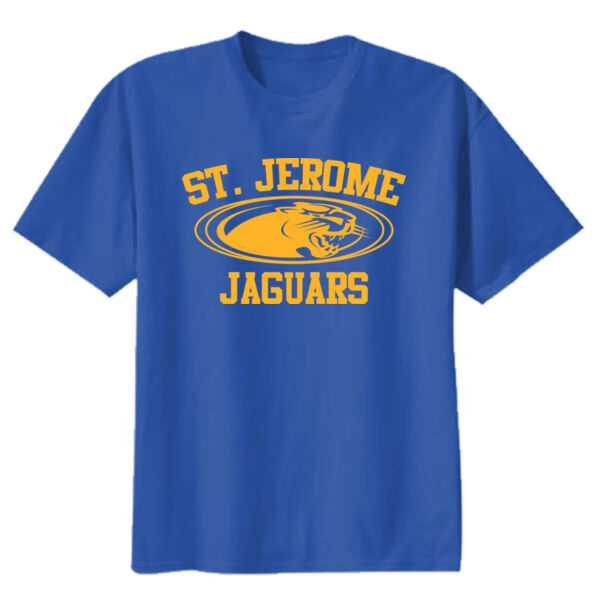 St. Jerome Jaguars Youth Heavy Cotton 100% Cotton T Shirt Thumbnail