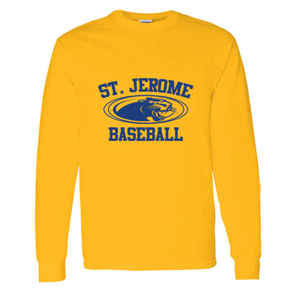 St. Jerome Baseball Heavy Cotton 100% Cotton Long Sleeve T Shirt Thumbnail