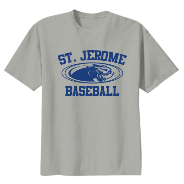 St. Jerome Baseball Youth Heavy Cotton 100% Cotton T Shirt Thumbnail